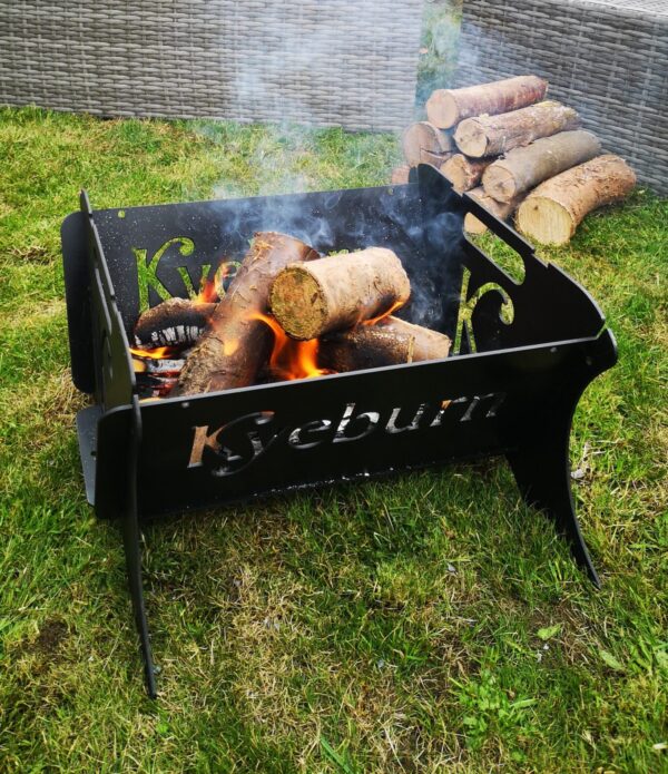 Fold up Fire Pit / Wood Burner & BBQ