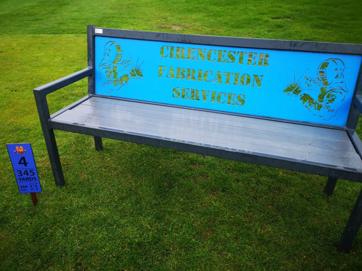 Bench seat customised golf event2